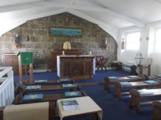 The local Catholic Church: a converted upstairs room in a terrace house
